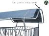 RÂTELIER CHEVAUX Protection de toit 10525 : Avec protection de toit