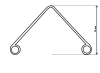 Kit d'occultation PVC triangulaire hauteur 1m03 Jugo 45 gris