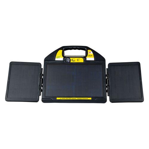 Electrificateur solaire avec batterie 12 V et panneau solaire 24W